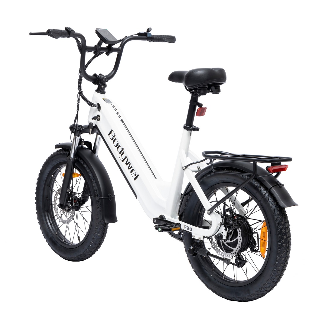 Bodywel F20 elektriskais velosipēds ar platām riepām 500W