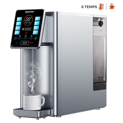 Hydrofast W100 ūdens attīrītājs ar karstu un istabas temperatūras ūdeni.