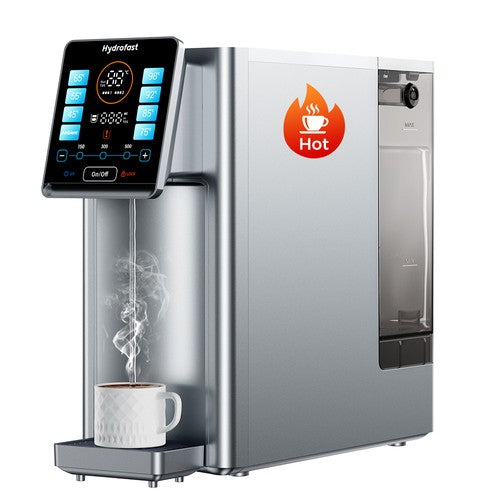 Hydrofast W100 ūdens attīrītājs ar karstu un istabas temperatūras ūdeni.