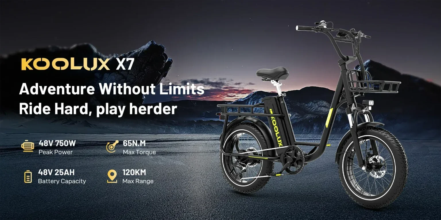 KOOLUX X7 elektriskais velosipēds 750W 25Ah