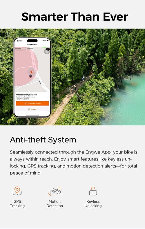 ENGWE Pro 3.0 elektriskais velosipēds 48V 15Ah