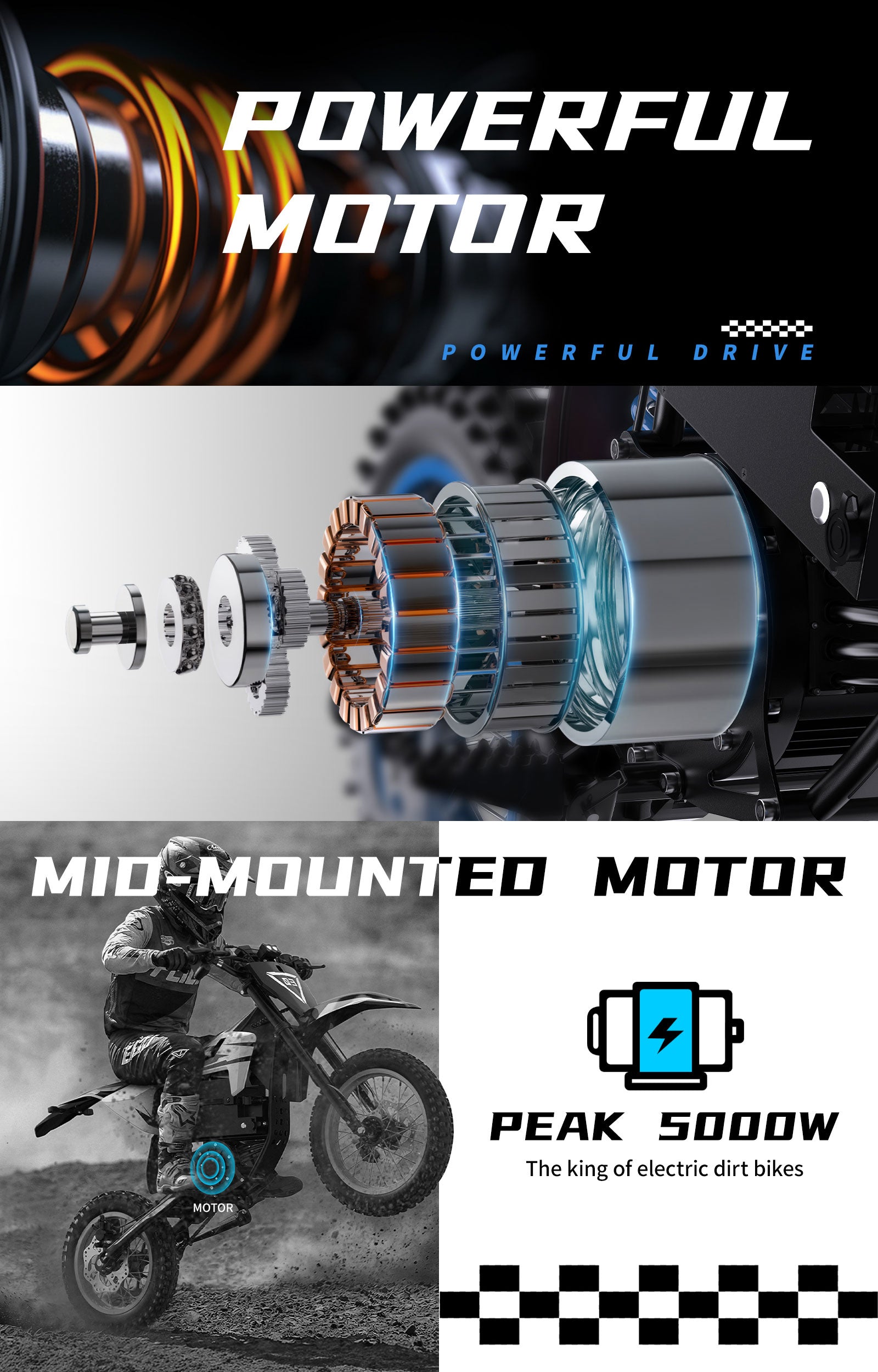 ZAWES S3 elektriskais velosipēds OFF-ROAD