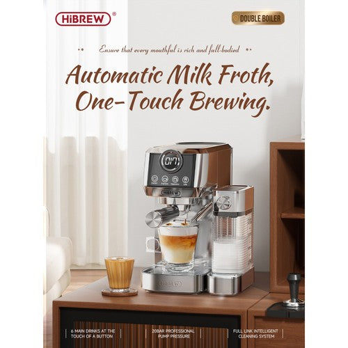 HiBREW H13A 3 vienā pusautomātiskais kafijas automāts