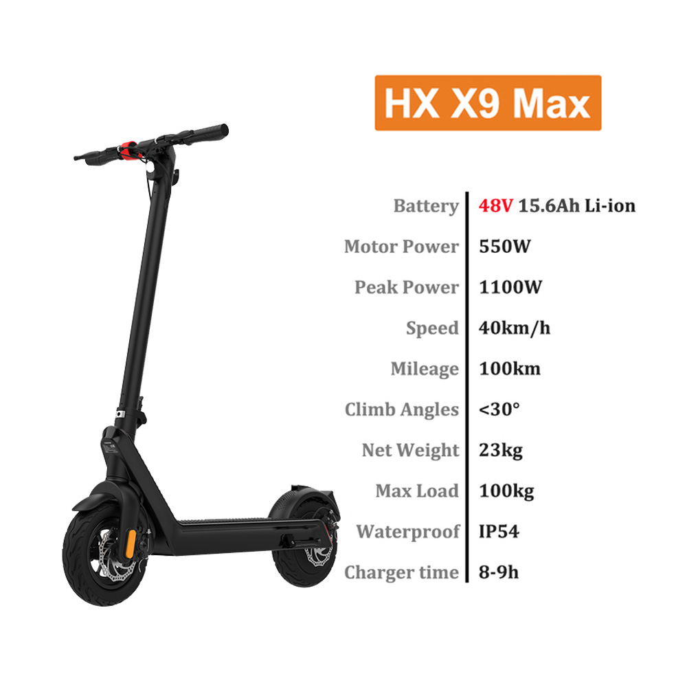 HX X9 PRO MAX elektriskais skrejritenis