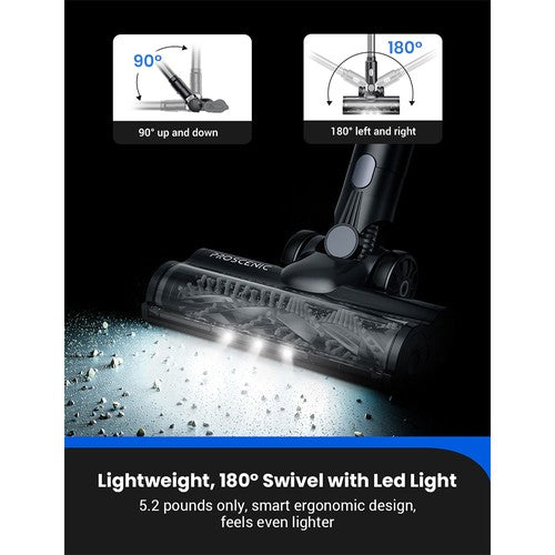 Proscenic P11 bezvadu putekļsūcējs 35 kPa
