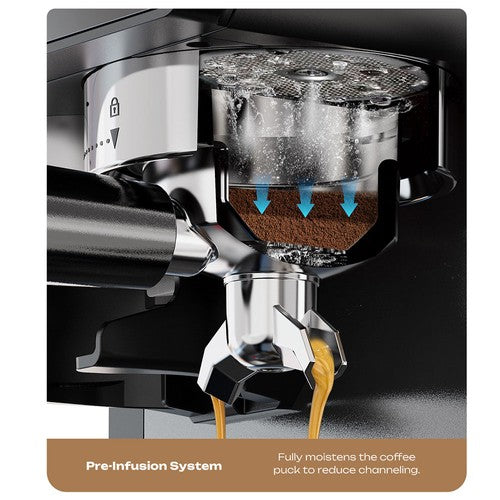HiBREW H20 kafijas automāts, divkārša karstās un aukstās kafijas pagatavošana, 20 bāri