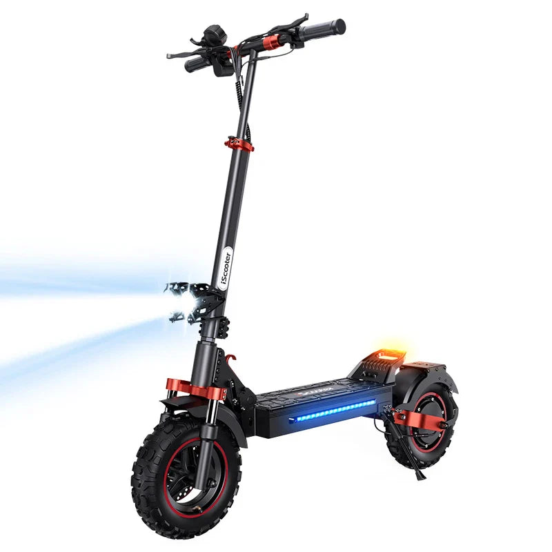 iScooter iX5S elektriskais skrejritenis ar 1000 W motoru, 48 V, 15 Ah akumulatoru