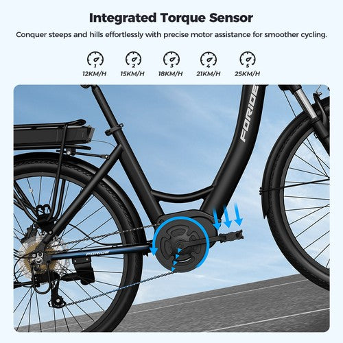 Foride Urbano 2 Elektriskais Velosipēds, 250W 36V 13Ah