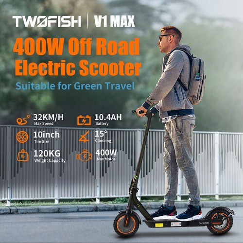 TWOFISH V1 MAX Elektriskais Skūteris 400W