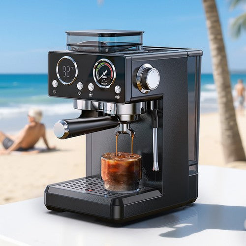 HiBREW H20 kafijas automāts, divkārša karstās un aukstās kafijas pagatavošana, 20 bāri