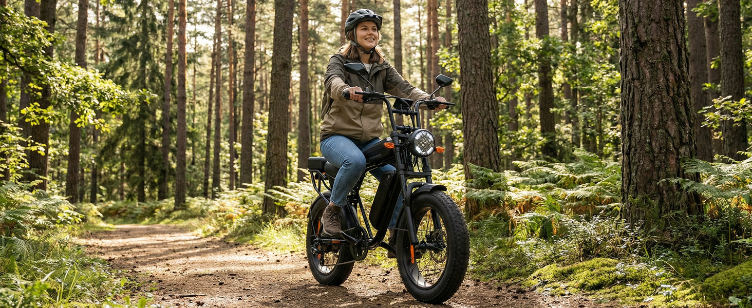 AtlasTrek X5 elektriskais velosipēds 48V 15Ah 250W