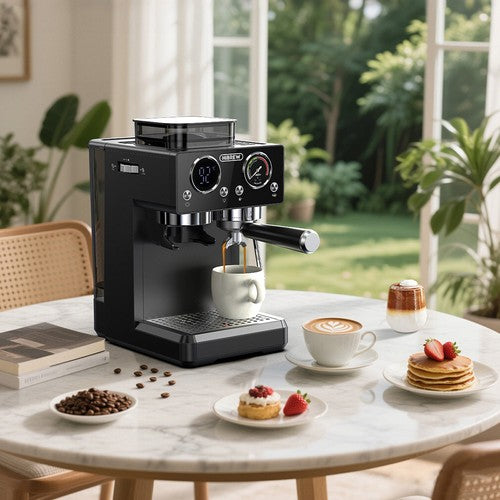 HiBREW H20 kafijas automāts, divkārša karstās un aukstās kafijas pagatavošana, 20 bāri