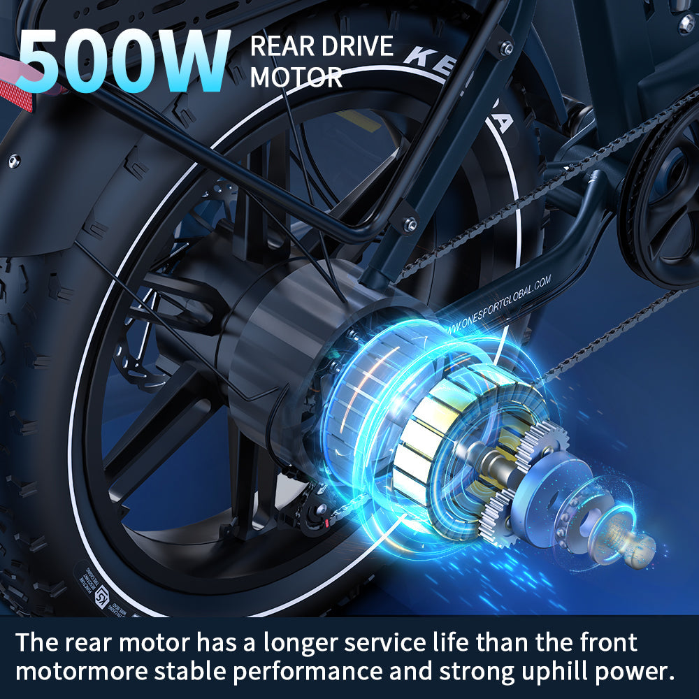 Oneport OT08 Pro pilnas piekares elektriskais velosipēds 18Ah 2x