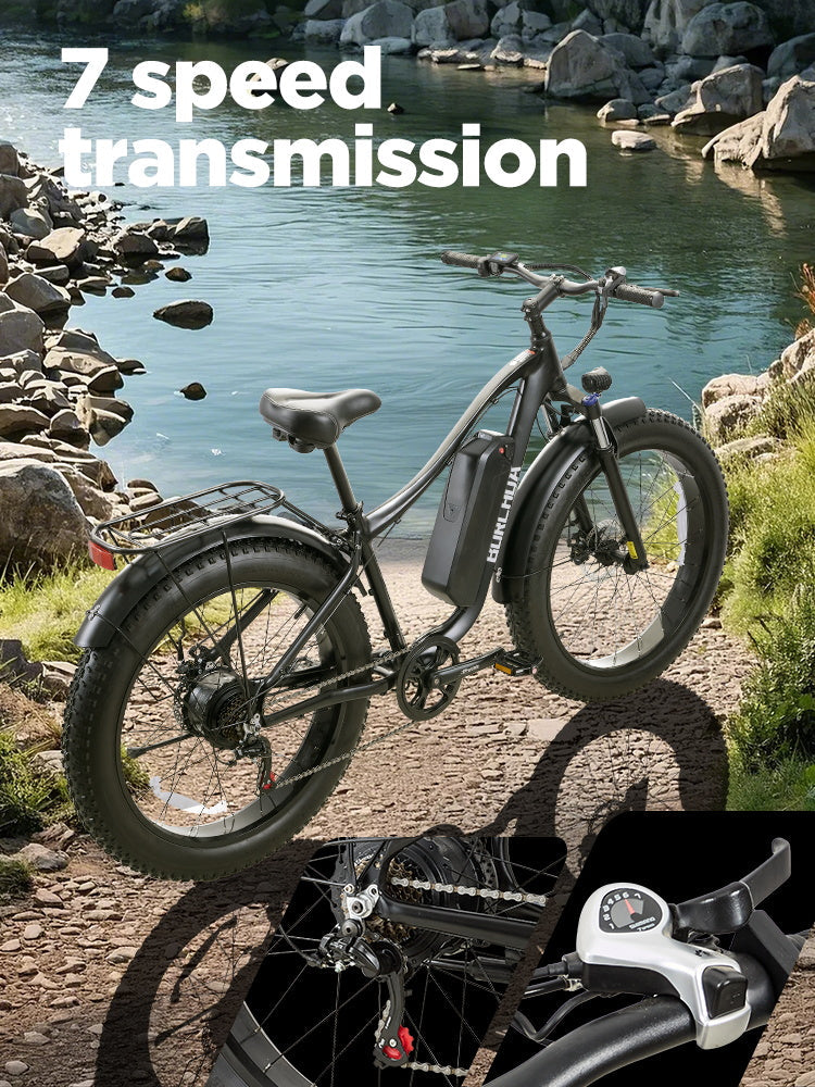 Burchda RX02 elektriskais velosipēds 1000W