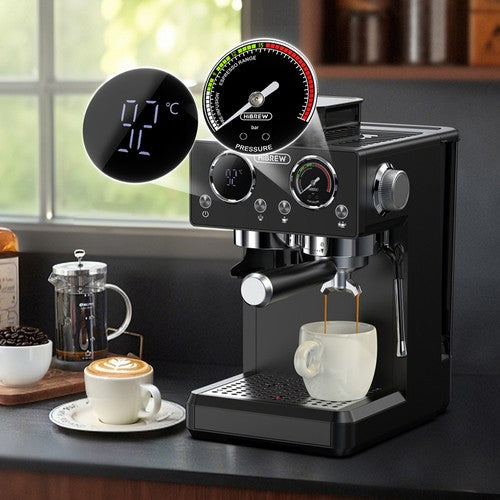 HiBREW H20 kafijas automāts, divkārša karstās un aukstās kafijas pagatavošana, 20 bāri