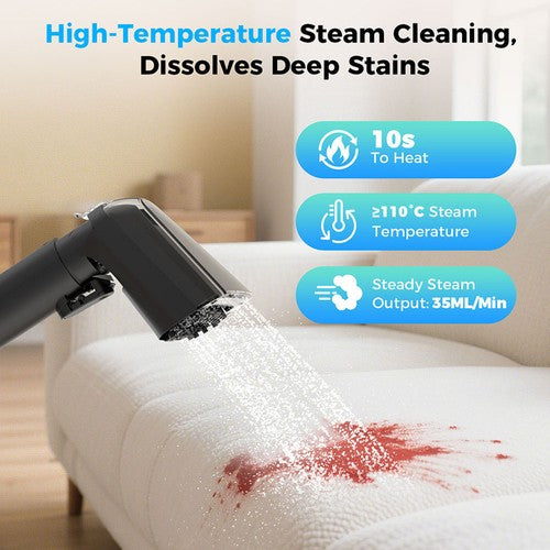 Teendow C6 MAX 3in1 paklāju tīrītājs – 12000 Pa sūkšanas jauda